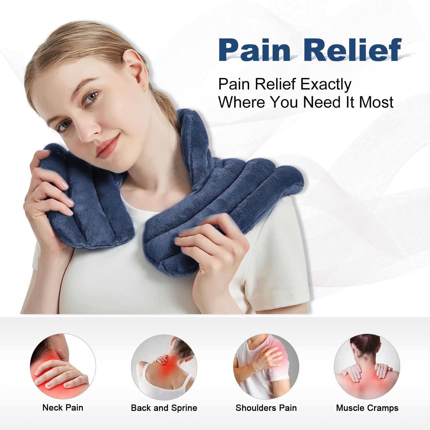 MORLIDEN Calentador para cuello con opciones de calor y frío.
