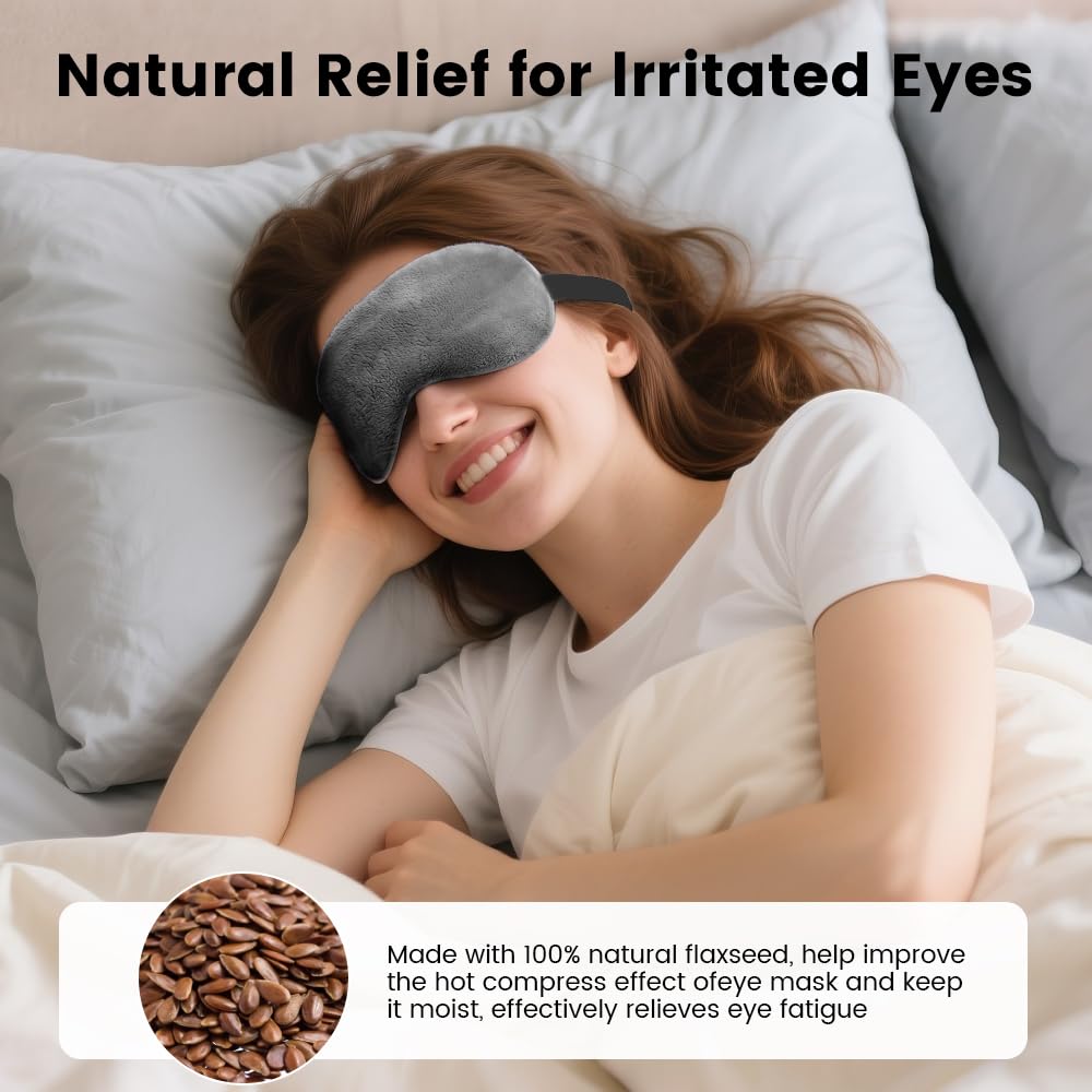 Morliden mascarilla ocular con correa ajustable para ajuste seguro.