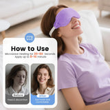 MORLIDEN mascarilla ocular calefactada multifuncional para descanso y sueño.