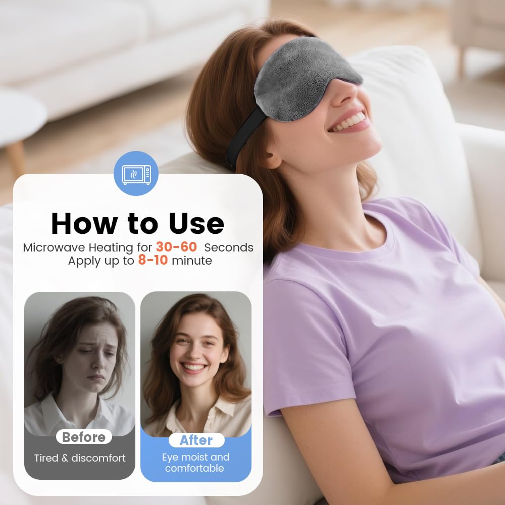 Morliden mascarilla ocular multifunción para relajación después del trabajo.