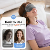 Morliden mascarilla ocular multifunción para relajación después del trabajo.