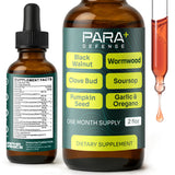 Morpha Organics Para Defense gotas - botella para uso diario y soporte digestivo.