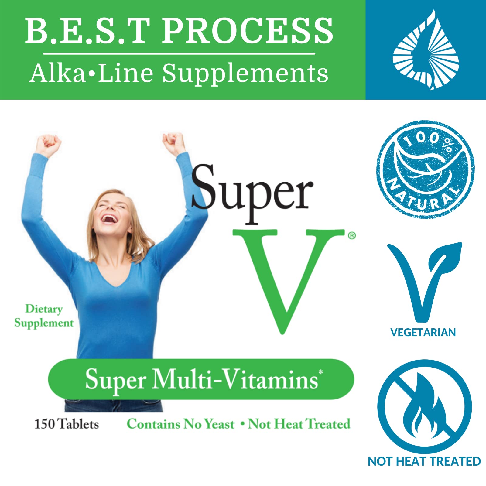 Morter HealthSystem SuperV: ingredientes naturales para soporte nutricional.