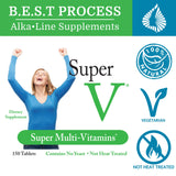 Morter HealthSystem SuperV: ingredientes naturales para soporte nutricional.
