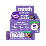 Barras MOSH avellana-chispas-cacao con Cognizin para enfoque sostenido