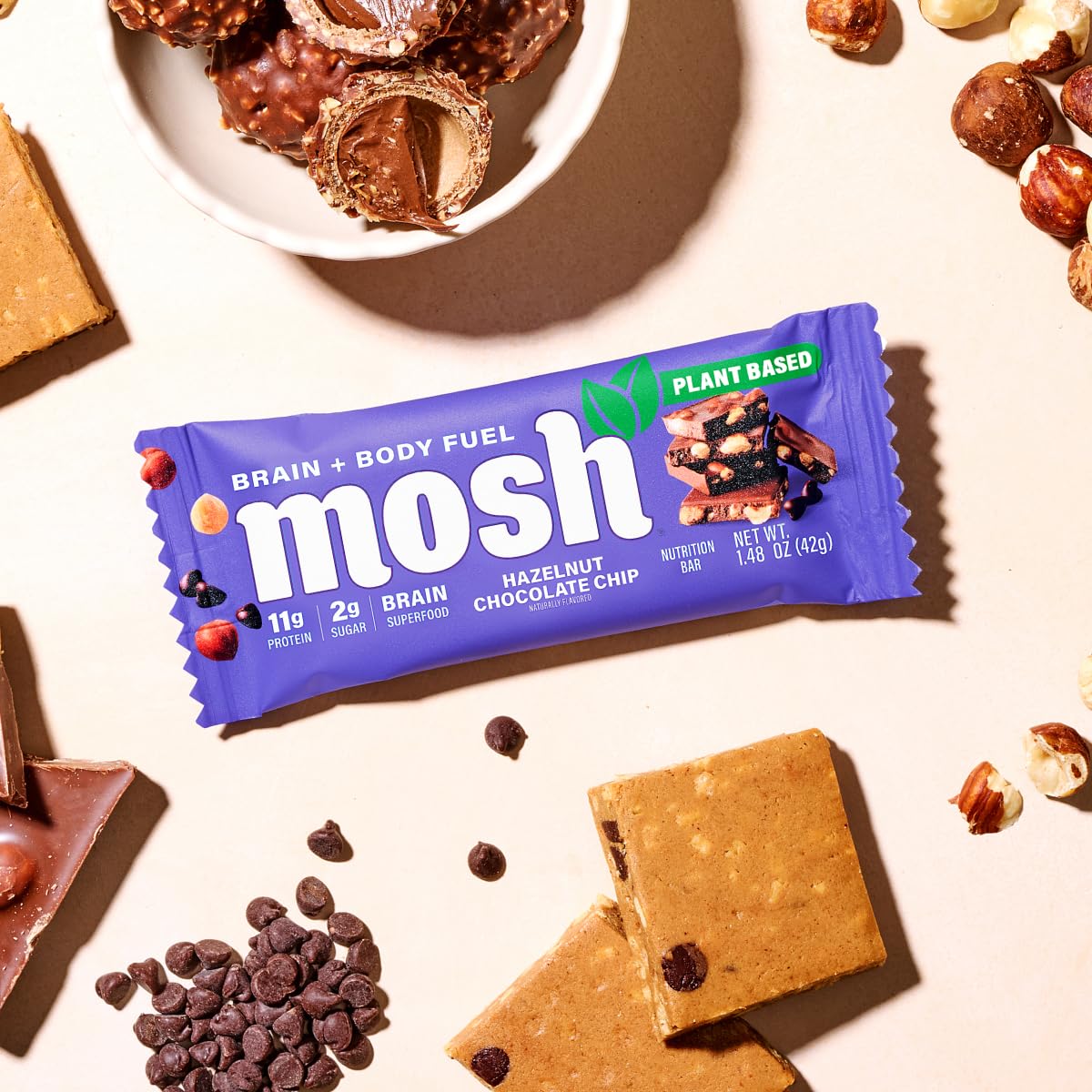 Barras MOSH snack diario para energía sostenida