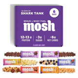 Barras MOSH en lote de variedad, snack keto práctico para llevar.