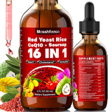 MOSSHFEECO Arroz de levadura roja en botella para consumo diario y apoyo a niveles saludables