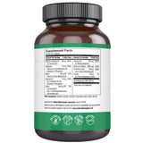Mother Nature Organics Complejo B Metilado, etiqueta visible, detalla beneficios para energía y metabolismo