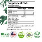 Mother Nature Organics etiqueta del producto de aceite de semilla negra y alto TQ.