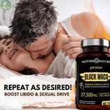 Mother Nature Organics empaque resistente con maca negra 50:1