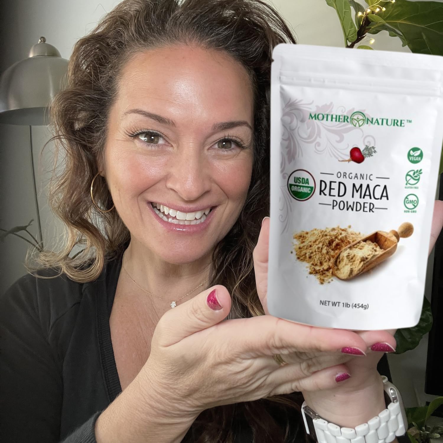 Cucharita medidora de Maca Roja Peruana para comenzar el día con vitalidad.