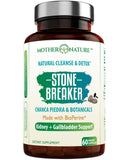 Mother Nature Organics rompe-piedras cápsulas para apoyo renal