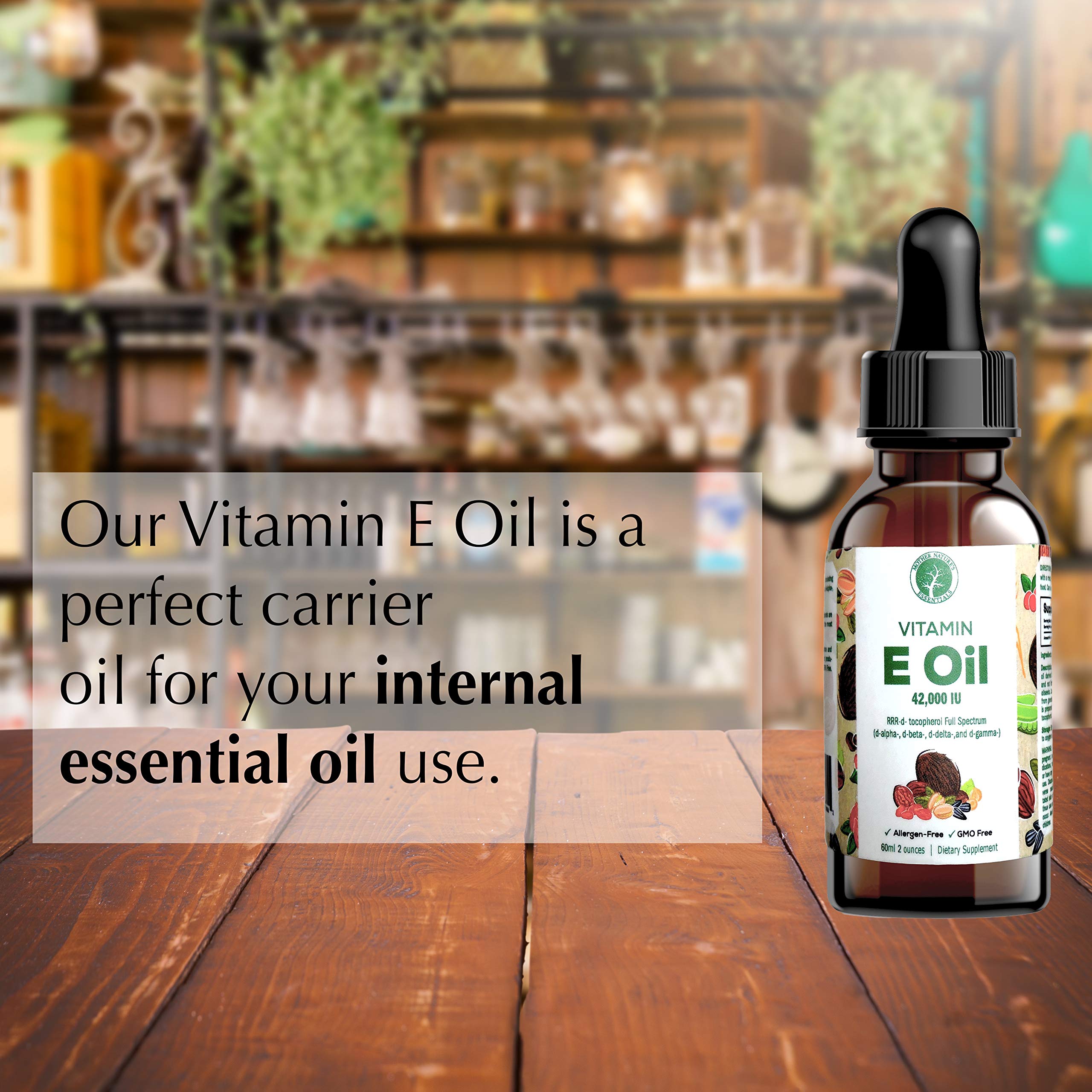 Mother Nature's Essentials Vitamina E 21000UI, ideal para ensaladas