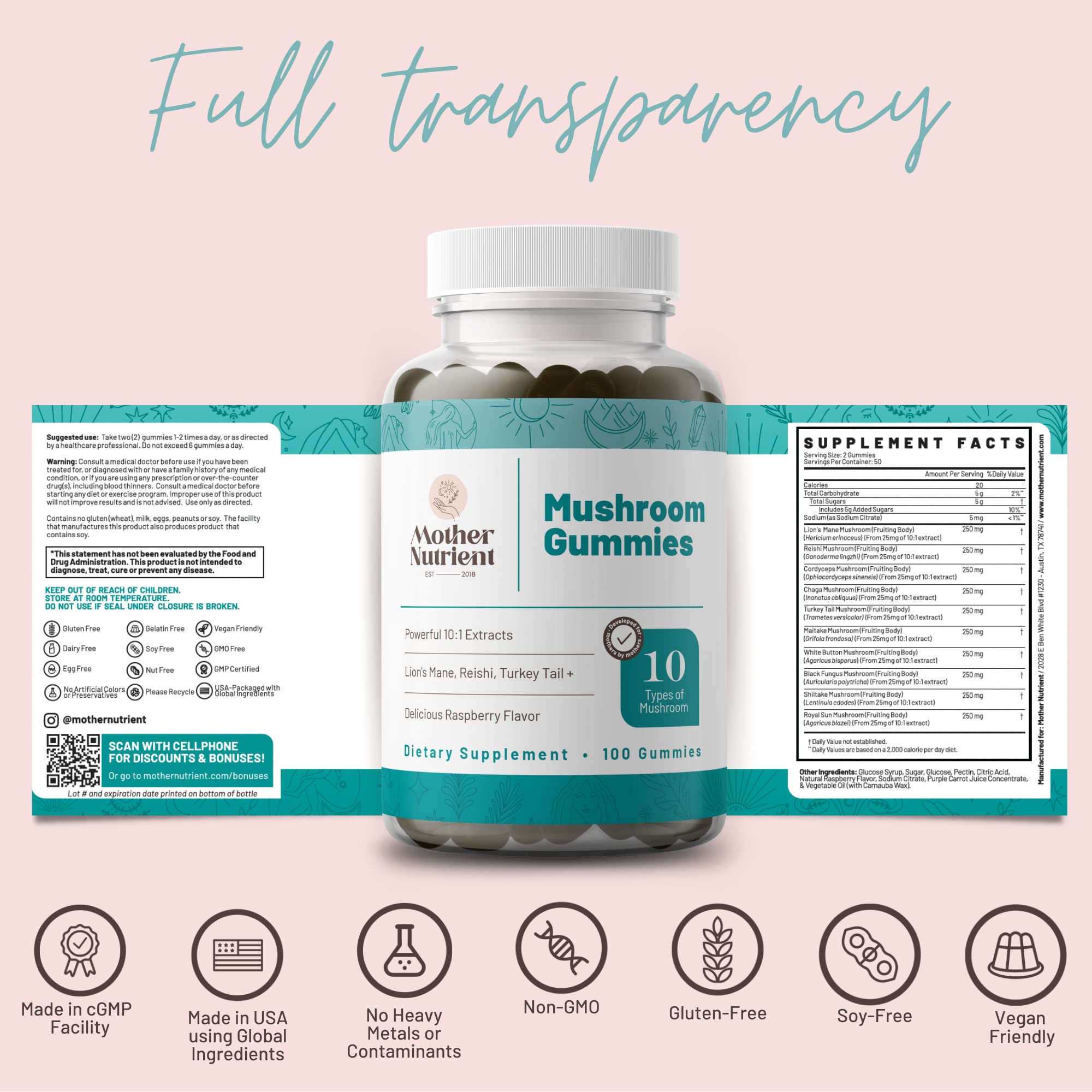 Mother Nutrient presentacion-50-dias: envase práctico para 50 días de consumo.