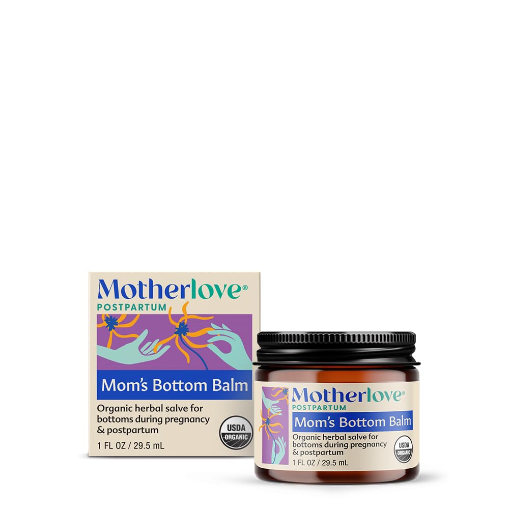 Motherlove Mom's Bottom Balm envase 1oz para uso diario