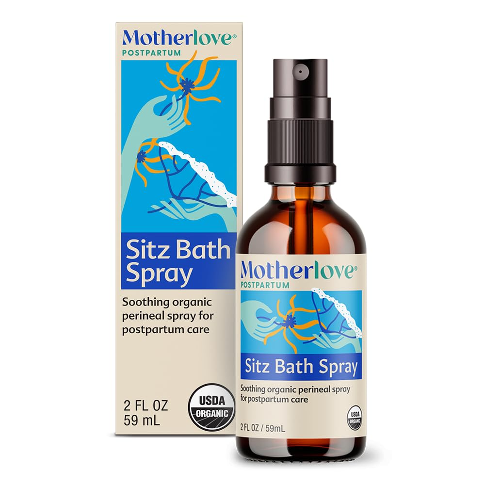 Botella de 2 oz de Motherlove Sitz Bath Spray lista para posparto