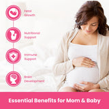Mother's Promise gominolas prenatales en dosis, sabor agradable para cada toma
