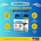 MotionEaze: persona sonriente tras posible alivio del mareo