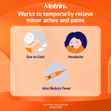 Motrin IB 200 mg, alivio del dolor muscular tras la actividad física.