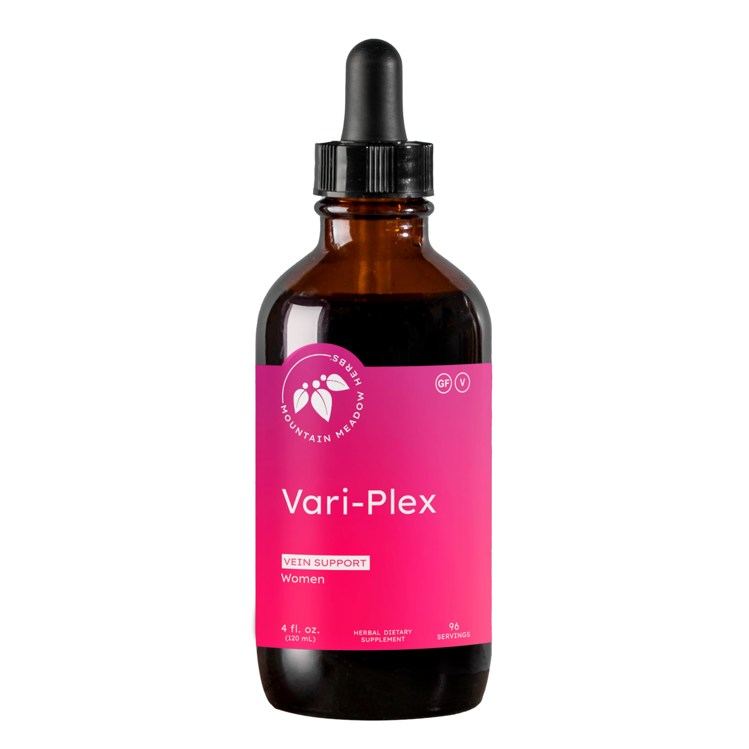 Vari-Plex de Mountain Meadow Herbs, botella-vertido, apoyo suave a la circulación diaria.