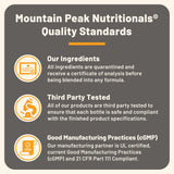 Mountain Peak Nutritionals glicémica fórmula: envase que facilita la dosificación.