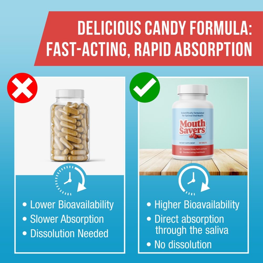 Mouth Savers acción rápida: fácil de incorporar en tu rutina diaria
