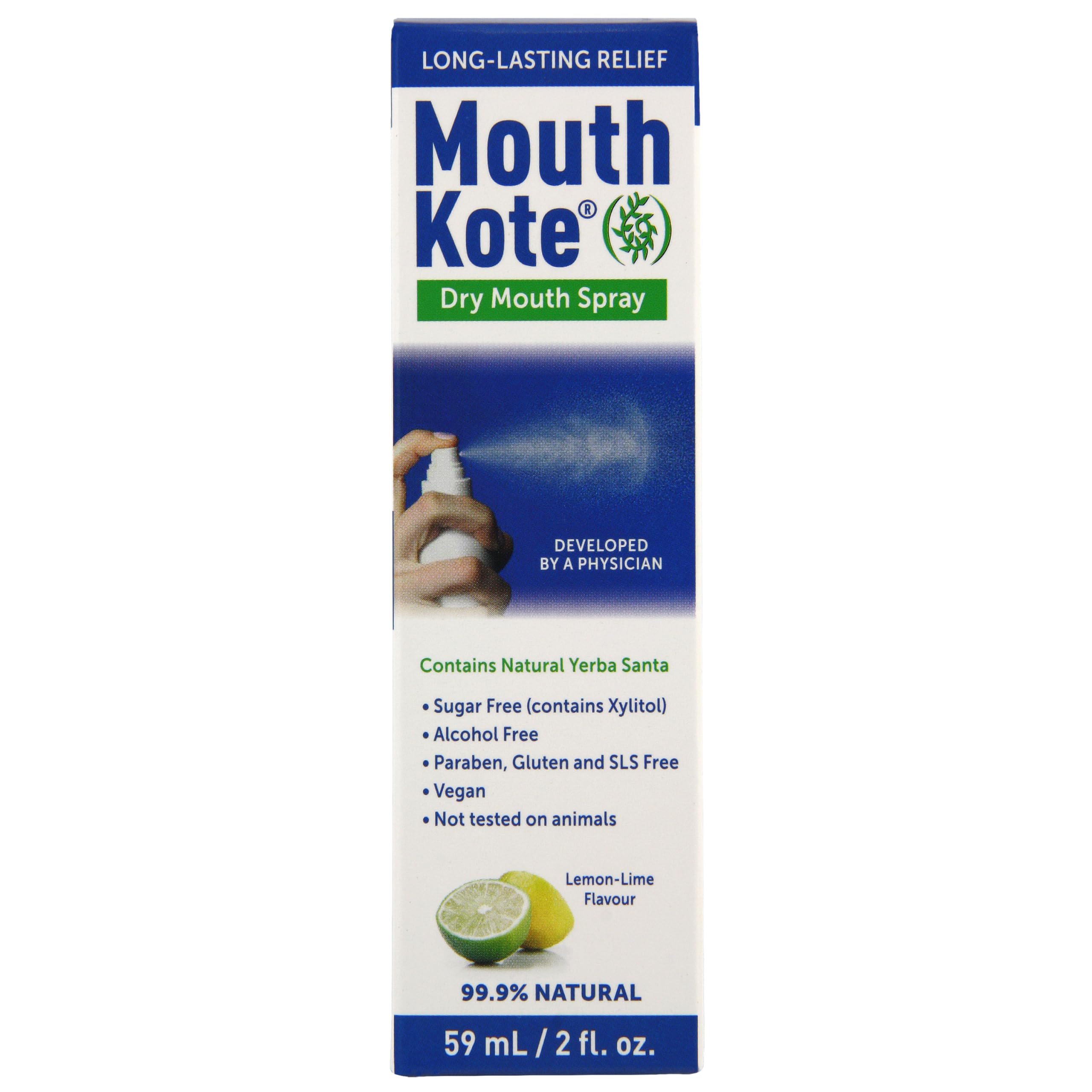 MouthKote spray-sequedad bucal: alivio suave para la boca seca.