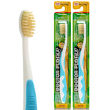 Mouthwatchers cepillo infantil suave azul frente, limpieza suave diaria para dientes sensibles