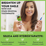Mouthwatchers pasta dental con propóleos orgánicos para cuidado natural.
