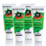 Pasta Mouthwatchers sin fluoruro en tubo, ideal para dientes sensibles.