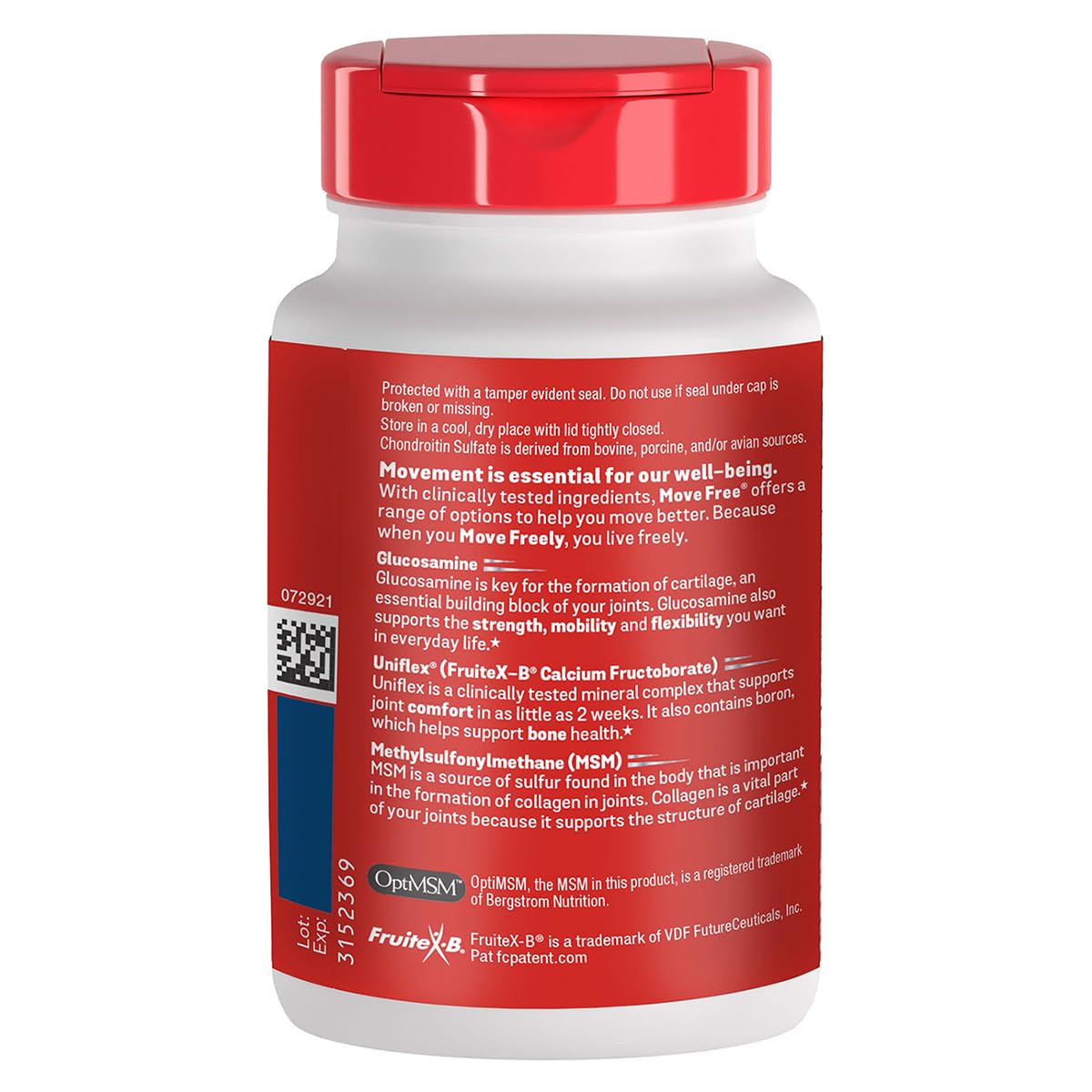 Move Free Advanced Mineral Uniflex: complejo mineral para el confort articular.