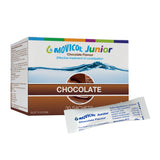 Movicol Junior Chocolate: presentación del envase, práctico para el uso diario.