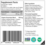Movita Vitamina C Fermentada 250 mg, etiqueta frontal, antioxidante para tu día.