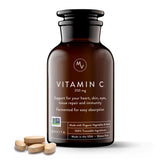 Movita Vitamina C Fermentada 250 mg, botella frontal, apoyo a la defensa natural.