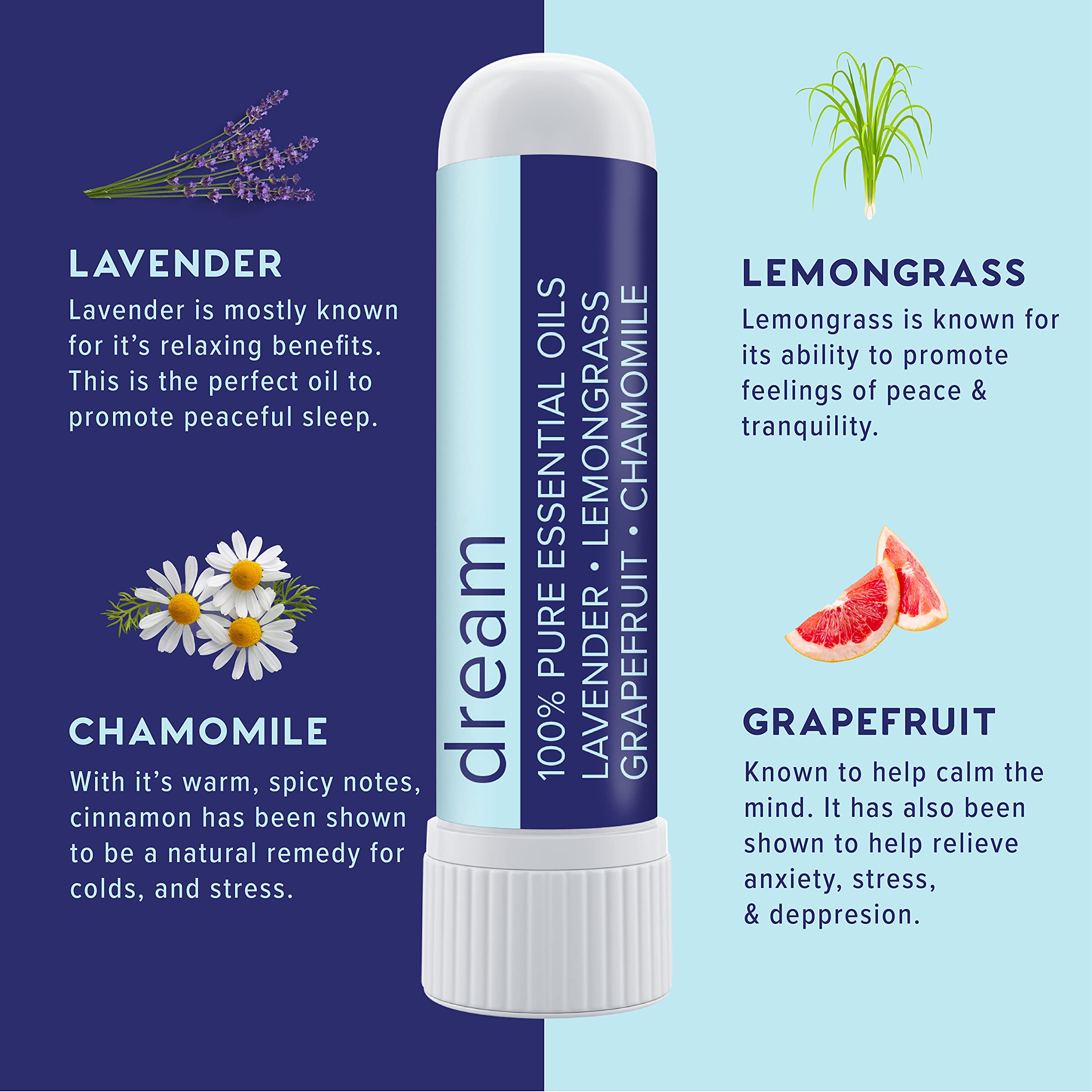 MOXE Dream Inhalador nasal en mano, uso sencillo para momentos de relajación.