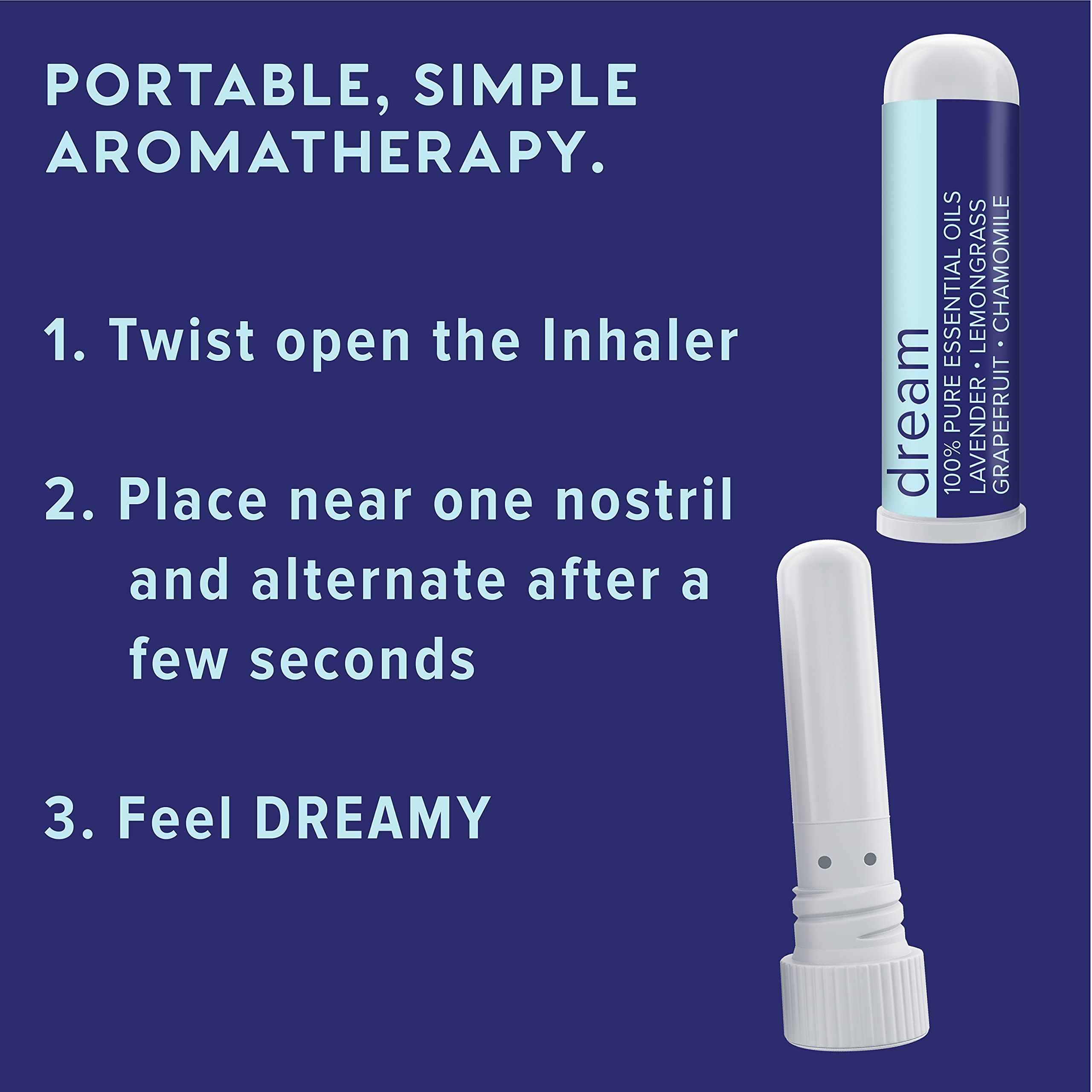 MOXE Dream Inhalador nasal pomelo para notas cítricas.