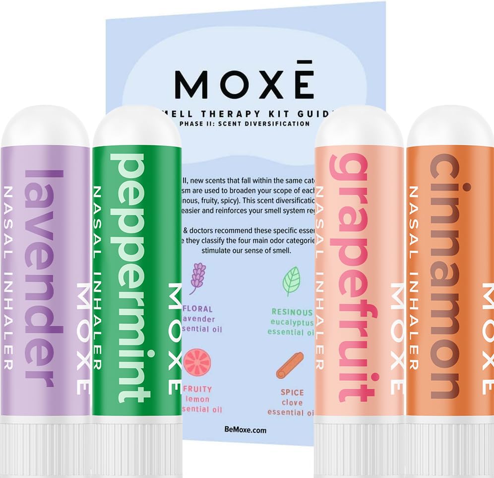 MOXE kit de entrenamiento olfativo con botellas para ampliar la percepción de olores.