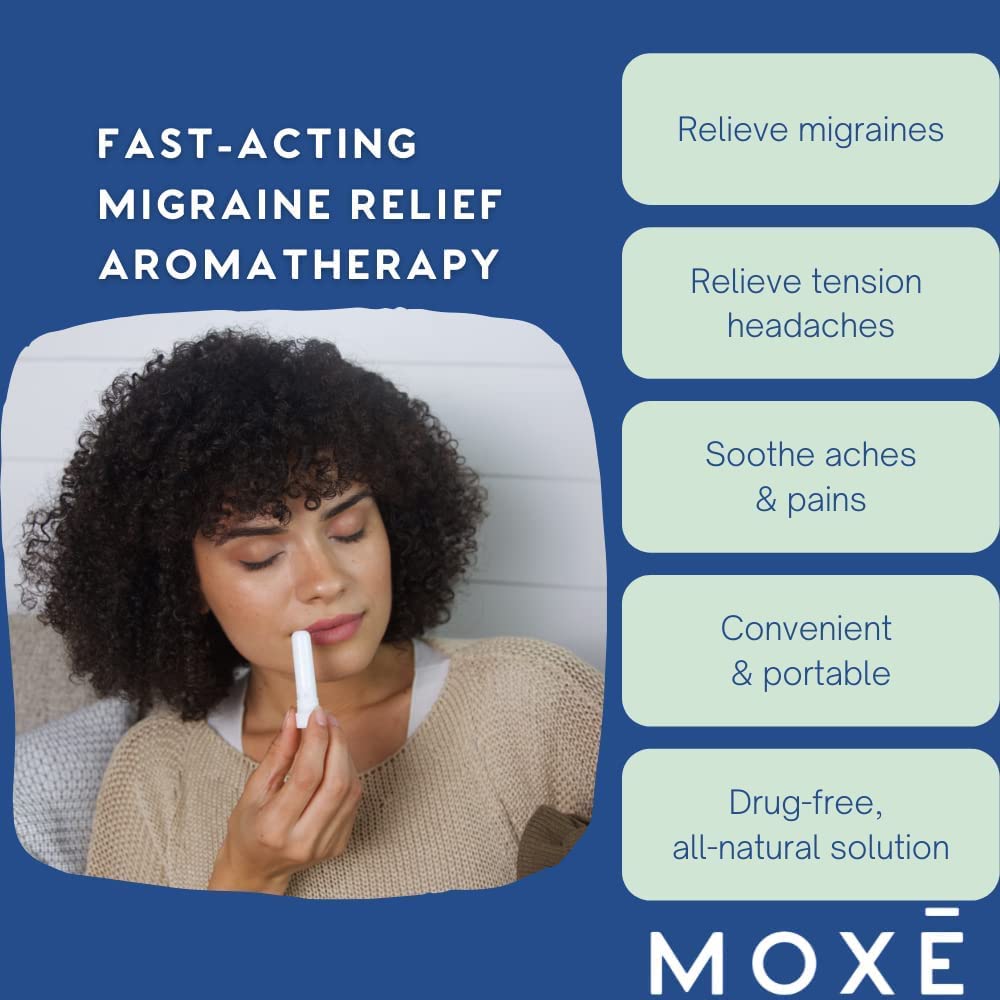 MOXE inhalador-nasal de aromaterapia portátil para uso diario.