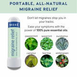 MOXE inhalador-nasal eucalipto, aroma fresco para claridad y confort.