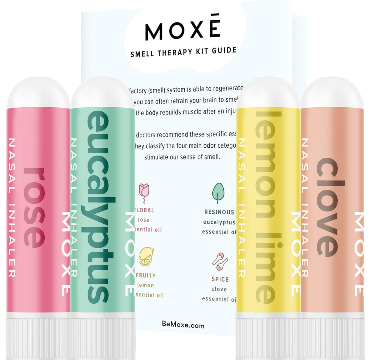 MOXE kit de entrenamiento olfativo con limón para estimular detección de aromas
