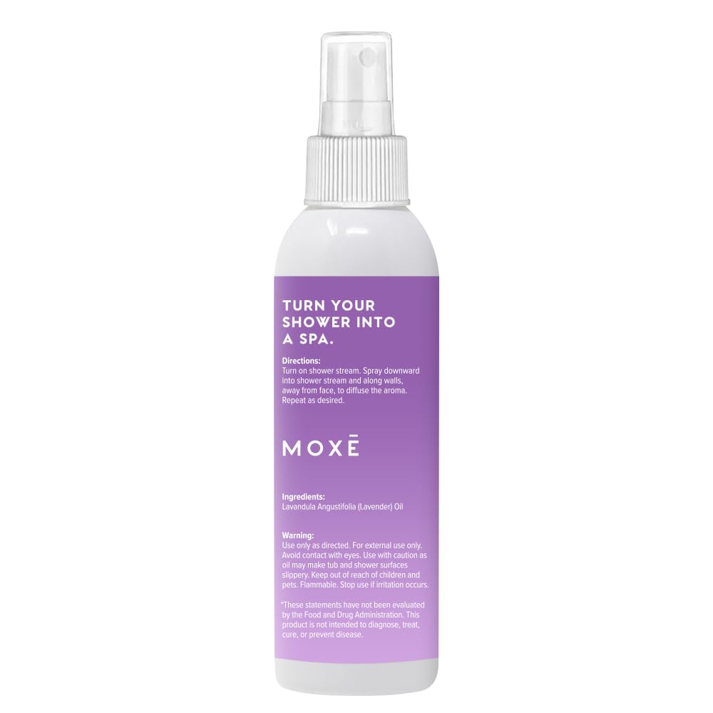 MOXE lavanda embalaje compacto para baño, fácil almacenamiento