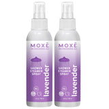 MOXE lavanda niebla de ducha frente, aroma relajante para despertar con suavidad