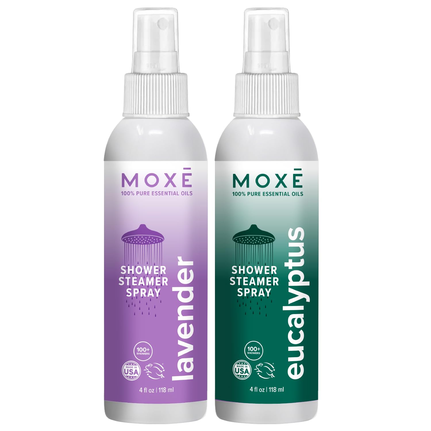 MOXE niebla de ducha con lavanda para una experiencia relajante durante la ducha.