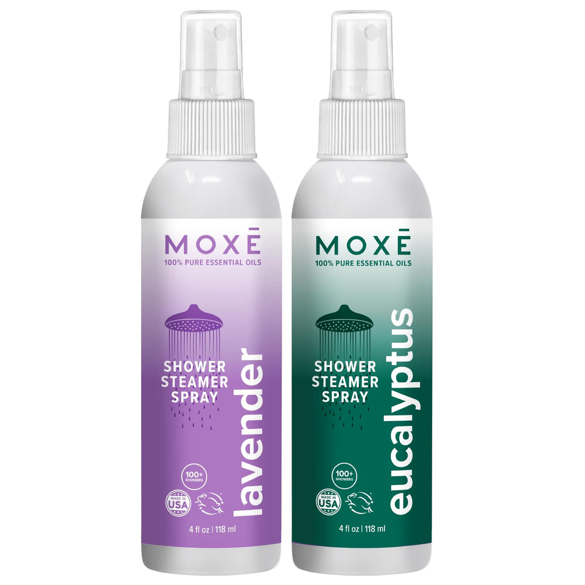 MOXE niebla de ducha con lavanda para una experiencia relajante durante la ducha.