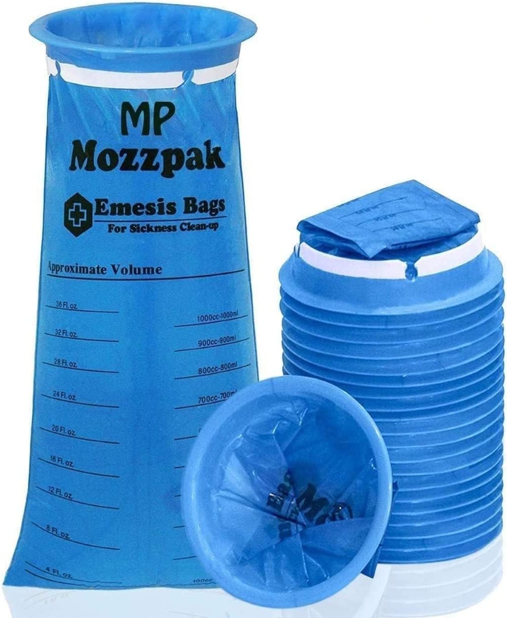 MP Mozzpak bolsa-vomito 1000ml para malestar por movimiento en viajes