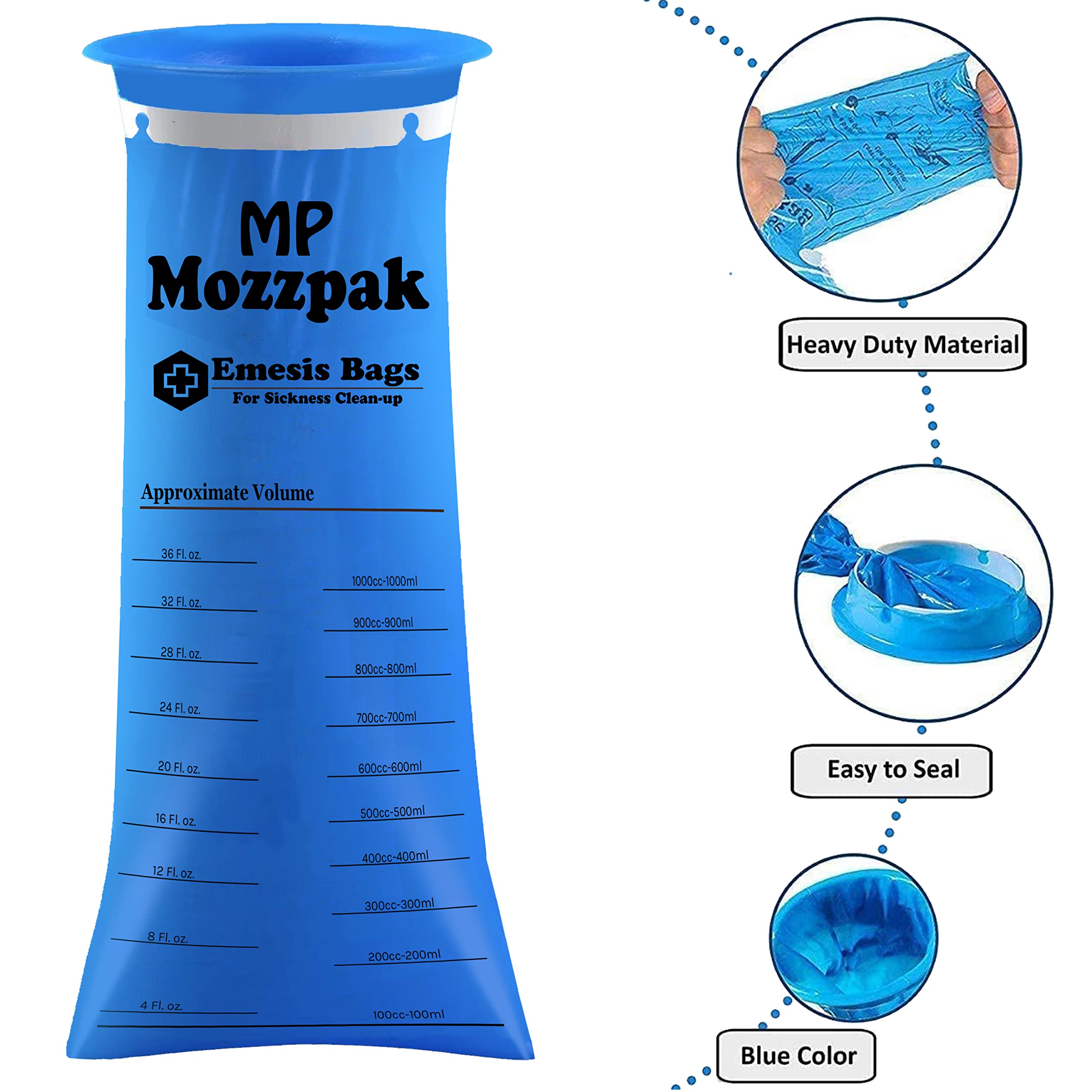 Bolsas MP MOZZPAK para viaje, enfoque portátil y lista para usar.