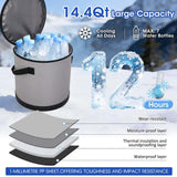 MQ 14 QT enfriador aislado de gran capacidad para sesiones largas.