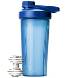 Mr. Pen shaker azul de 28 oz con tapa giratoria para batidos sin grumos