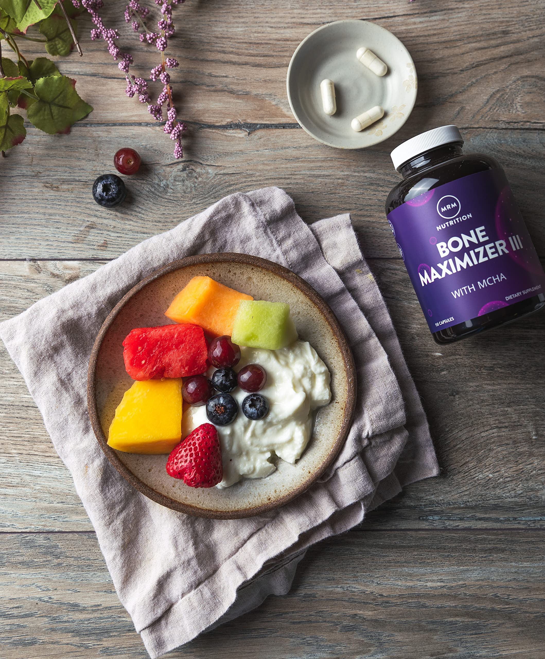 MRM Bone Maximizer III, empaque de alta potencia para salud ósea.